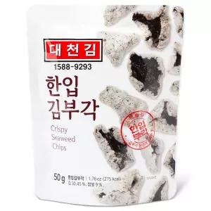 (정품) 대천김 한입김부각 50g 5봉
