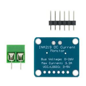 1-10pcs INA219 양방향 DC 전류 전원 공급 장치 센서 브레이크 아웃 모듈 DIY 3V-5V IIC I2C 전력 모니터링