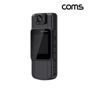 [셀러에이드]TBZ Coms FHD 액션 바디캠 초소형 휴대용 녹음 액션캠 1080p 야간 보안