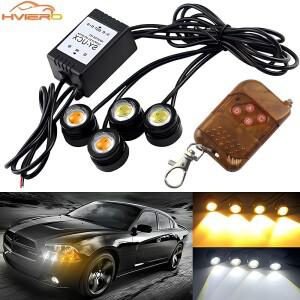 자동차 독수리 눈 스트로브 Led 12v Drl 주간 러닝 라이트 트럭 바이크 오토바이 신호 안개 램프에 대 한