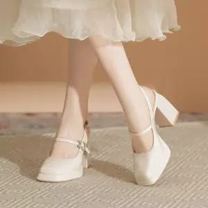 여사친 하이힐 스타일 샌들 메리 펌프스 천연가죽 프렌치 MN 웨지힐 OOTD5