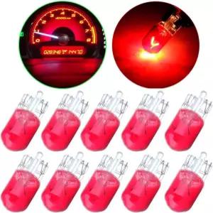 CUSMME 10팩 T10 194 168 LED 전구 158 PC194 161 W5W 147 할로겐 계기판 게이지 클러스터 대시보드 자동차