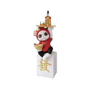 고양이선반 개업 중국집 식당 선물 모형 입구 장식품
