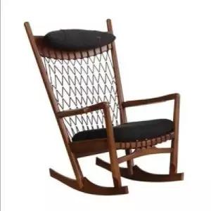 1인용안락의자 원목 가정용 거실 북유럽 낮잠 무중력 독서 암체어 중간 흔들