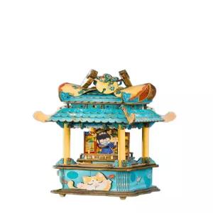 우드 오르골 조립 축음기 DIY 스노우볼