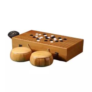 휴대용바둑판 세트 원목 바둑판 접이식 바둑알 테이블