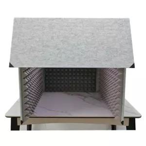 방음 스튜디오 1인 녹음실 간이 연습실 흡음판 오디오북 커스텀문의 사이즈 독서실 부스 노래방