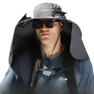 정글모 낚시 모자 충전 등산 야외 농사 벙거지 여름 태양열선풍기모자