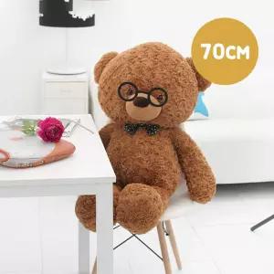 봉제 에이스베어 인형 브라운 곰인형 선물 애착 70cm