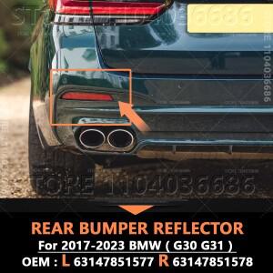 - BMW 호환 530e 540dX M550iX G30 G31 리어 범퍼 리플렉터 라이트 63147851577