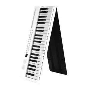 미니 피아노 휴대용 연습 학원 가정용 전자 건반 61키 화이트 + 선물팩