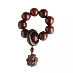 단주 소엽 불교 인도 손가락 붉은 반지 염주 108배 백단