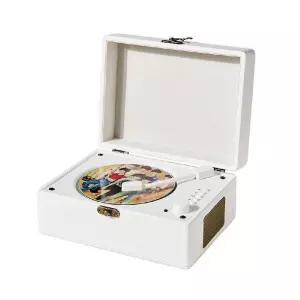 무선 블루투스 빈티지 CD플레이어 턴테이블