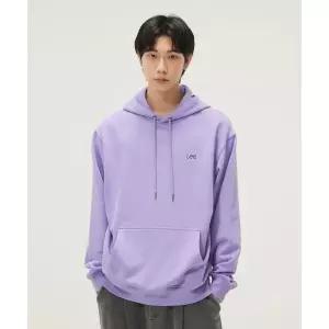 LEE 스몰 트위치 로고 후드 티셔츠 퍼플 LE2403HD02PU 1847816