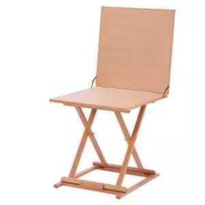 야외 스케치 화판 접이식 휴대용 원목 이젤 소형 탁자