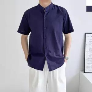 반팔남방 KQQ 반팔셔츠 남자 린넨 741 반팔셔츠남방 린넨남방 남방 반팔 셔츠