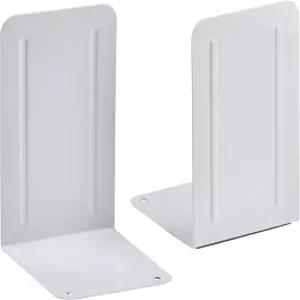 선반용 아크리메트 스틸 메탈 북엔드 헤비 듀티 대형 도서용 7/8인치 높이 X 4인치 너비 4 1/2인치 깊이