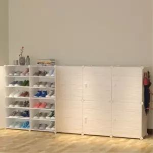 비타리토 204x94cm 조립 DIY 원목무늬 신발장