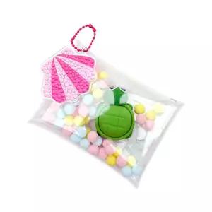 해양생물 보석십자수 투명파우치 키링만들기 유치원 미술교재 유치부 문화센터 책가방