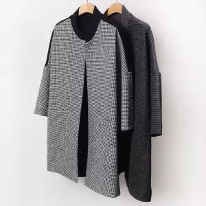 빅사이즈사랑해요 B671L312 하운드차이나롱가디건 MN (12261780A)