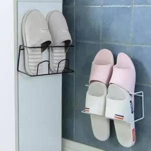 정리대 신발 실내화거치대 거실화 욕실실내화걸이 붙이는 욕실화 욕실화걸이 슬리퍼거