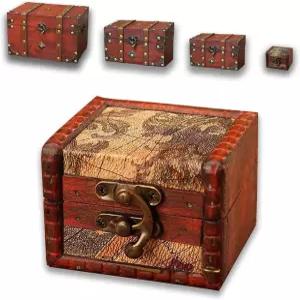 젬젤리 나무 주얼리 상자 클래식 보관 케이스 홀더 엄마 선물 앤티크 링킷 정리 보물 여성용 반지 목걸이