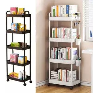 선반 5단 트롤리 수납정리함 이동식 조립식 카트