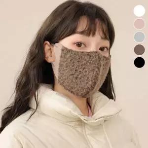 [골드스마일]차체 방한 마스크 뽀글이 후드골프목보호