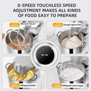 가전 제품 스탠드 믹서 반죽 효율적인 주방 도구를 위한 비터 프로세서 지원을 갖춘 전기 블렌더 기계