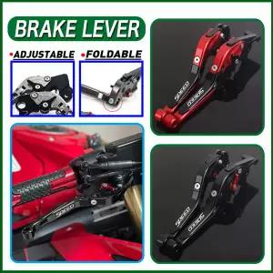 호환  Triumph Speed Triple 1050 조절식 접이식 브레이크 레버 클러치 레버 세트 핸들 가드 레버 Speed Tr