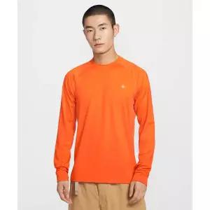 나이키 NIKE ACG 와일드씨 드라이 핏 긴소매 베이스 레이어 M - 세이프티 오렌지:비비드 퍼플:서밋 화이트