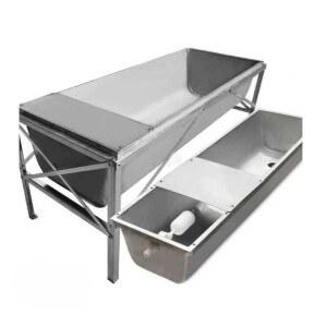 돼지 급수기 가축 사료 용기 플러그 양용 1m 식수통