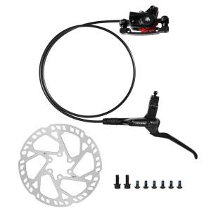 산악 자전거용 듀얼 피스톤 유압 브레이크 키트 ZTZ MTB 디스크 세트, 160mm 로터 좌측 전방 850mm 및 우측 후방 1550mm (전면만)