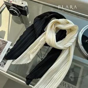 플라라 실키솔리드플리츠스카프_PK4MSF001CF