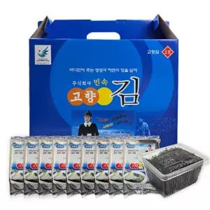 국내산 민속 고향김 3호 15gX10봉 선물세트 조미김 도시락김