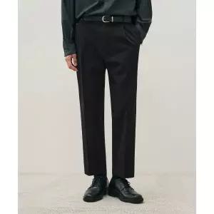 매장정품 드로우핏 DRAWFIT DRAW FIT 원턱 밴딩 테이퍼드 슬랙스 [BLACK] DFPT0005BK 607818