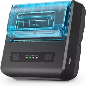 ETprin POS 영수증 프린터 80mm 휴대용 모바일 미니 열 3개의 /8 용지 롤 호환 Android/Windows용 청구서