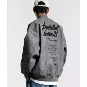 ㅇ매장정품ㅇ 크림소다랩 CREAM SODA LAB 쿼터 내츄럴 워시드 비건 레더 부클 자켓 차콜 CGZZ61F517CH 1006