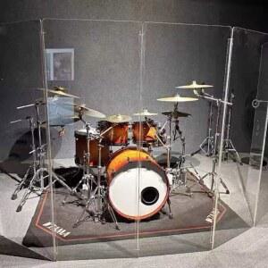 드럼쉴드 가림막 차음판 방음 파티션 아크릴 투명 6T 사운드