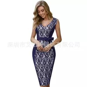 EAMT 여친 원피스 힙스터 벨트 러블리 레이스 봄가을 프로 EUNG1