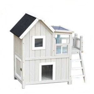 야외 숨숨집 2층 강아지집 호텔 A타입 고양이 캣타워 급식소