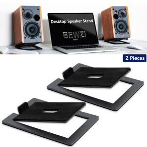 데스크탑 스피커 스탠드는 음향 컴퓨터 흡수를 공간 향상시킵니다 브래킷을 또는 탁상용 오디오 효과와 지원 위해 충격