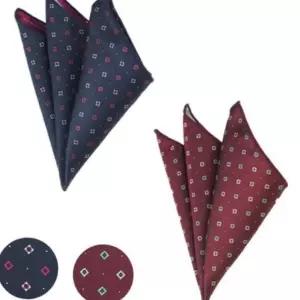 (올핀)스퀘어 패턴 남성 행커치프