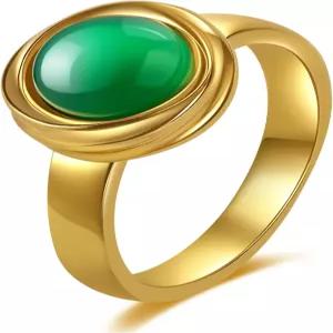 여성용 호스크론 진주 반지 신부 결혼식 약혼 밴드 생일 주얼리 18K 금도금 5~11 사이즈 적합