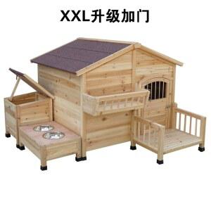 조립식 원목 애견하우스 방수 동굴집 개집 케이지 애견 야외