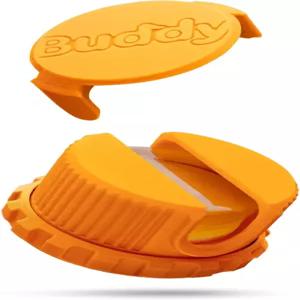 버디 바이올린 로진 도구 - 회전 커버 가이드와 비올라 및 첼로용 통합 렌치가 포함된 낙하 리필 가능한