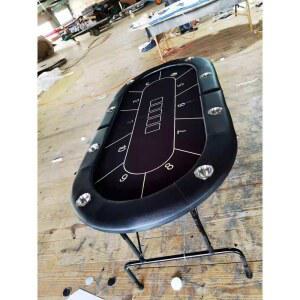 가정용 홀덤 테이블 포커 카지노 실내 게임판 접이식 취미