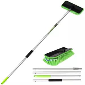 59 V자형 세차 브러시와 긴 손잡이 눈 쓸기 브러시 디테일 클 타이어 SUV RV MPV 트럭 캠카 실내 실외