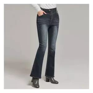 포커스 [FOCUS] 사선포인트부츠컷데님팬츠 PBVFF4F1PT7041 385952