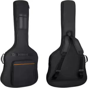 뮤즈노트 베이스 기타 케이스 긱 백팩 패딩 가방 소 0.35 경량 방수(블랙)